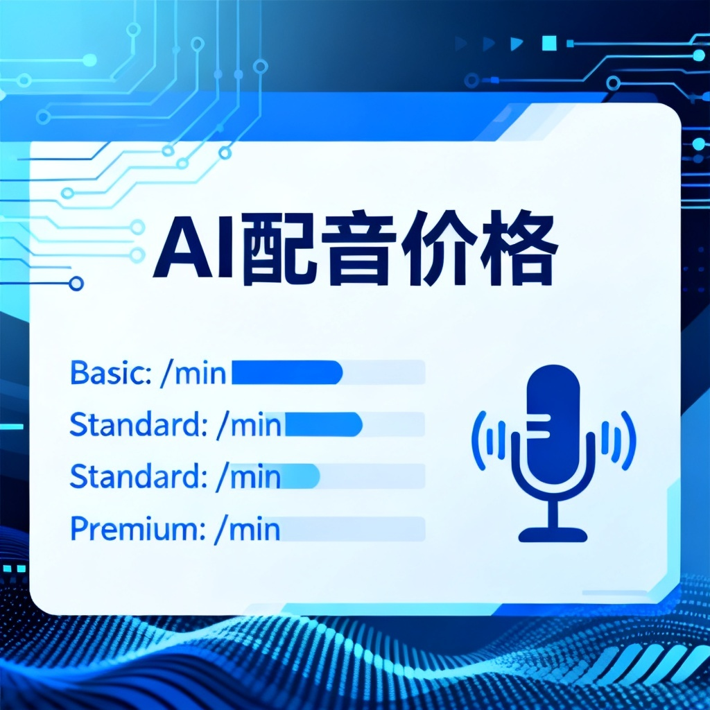 AI配音价格?2026最新完整教程与实操指南配图2