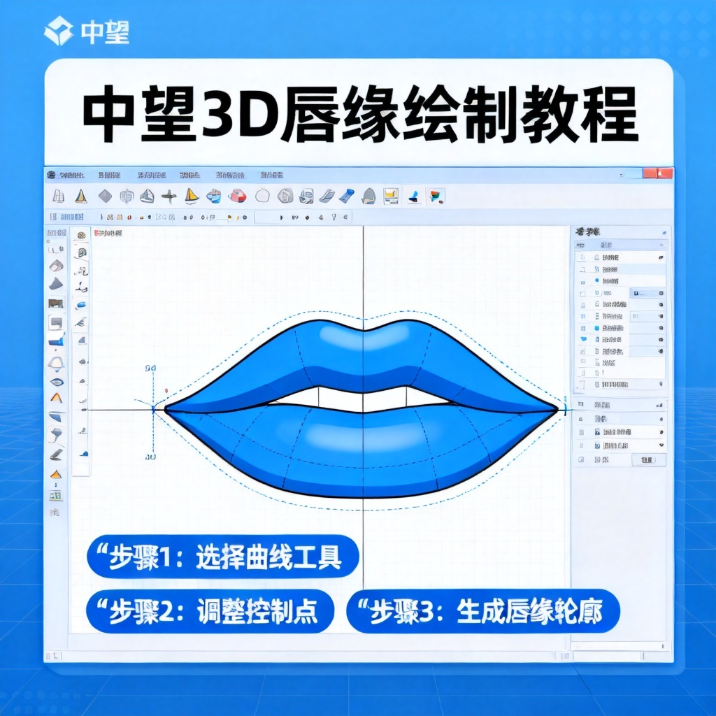中望3d教程唇缘画不出来？2026最新完整教程与实操指南配图1