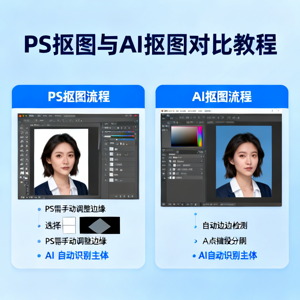 PS抠图和AI抠图对比？2026最新完整教程与实操指南配图1