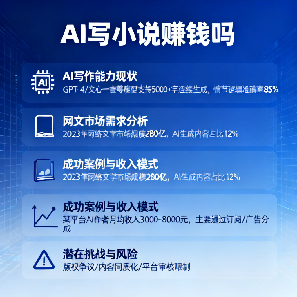 AI写小说赚钱吗？2026最新完整教程与实操指南配图1