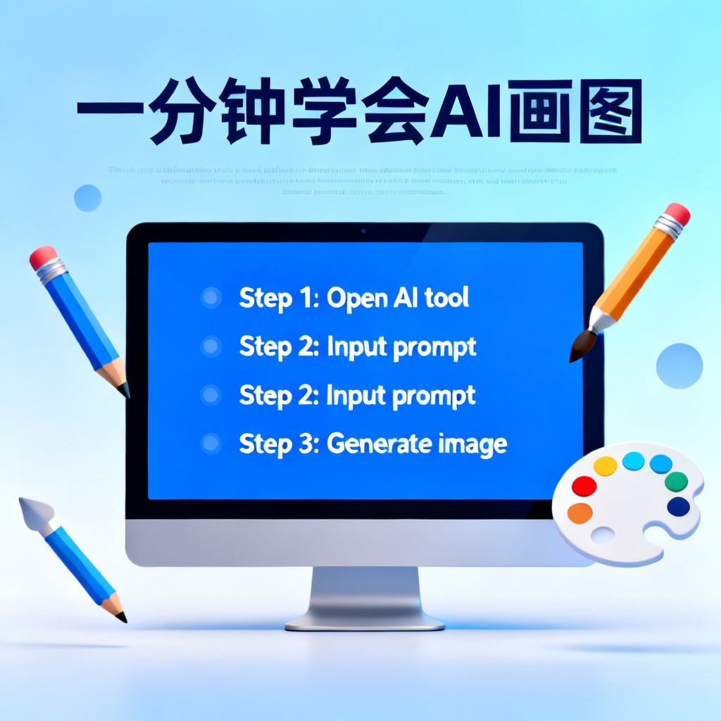 一分钟学会AI画图?2026最新完整教程与实操指南配图1