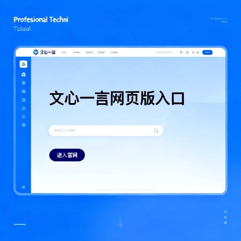 文心一言网页版入口？2026最新完整教程与实操指南配图2