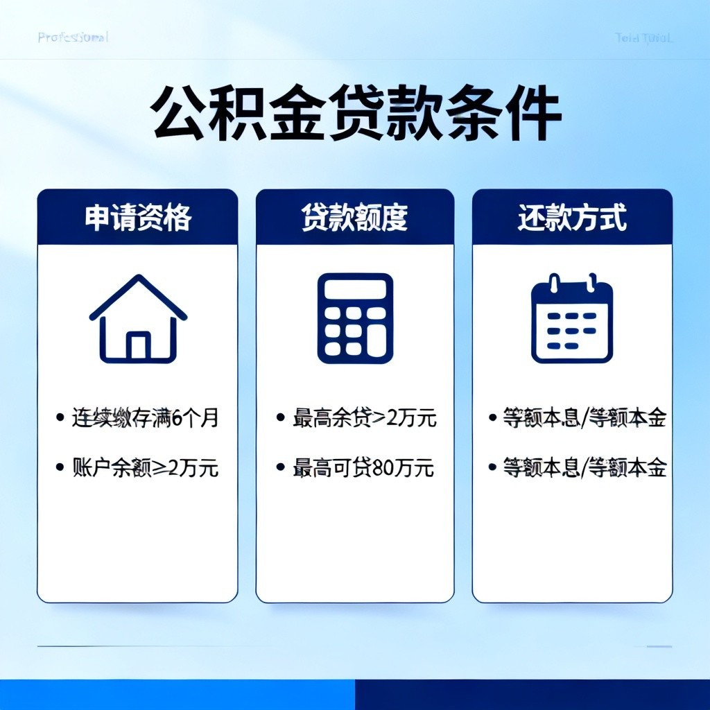 公积金贷款条件？2026最新完整教程与实操指南配图1
