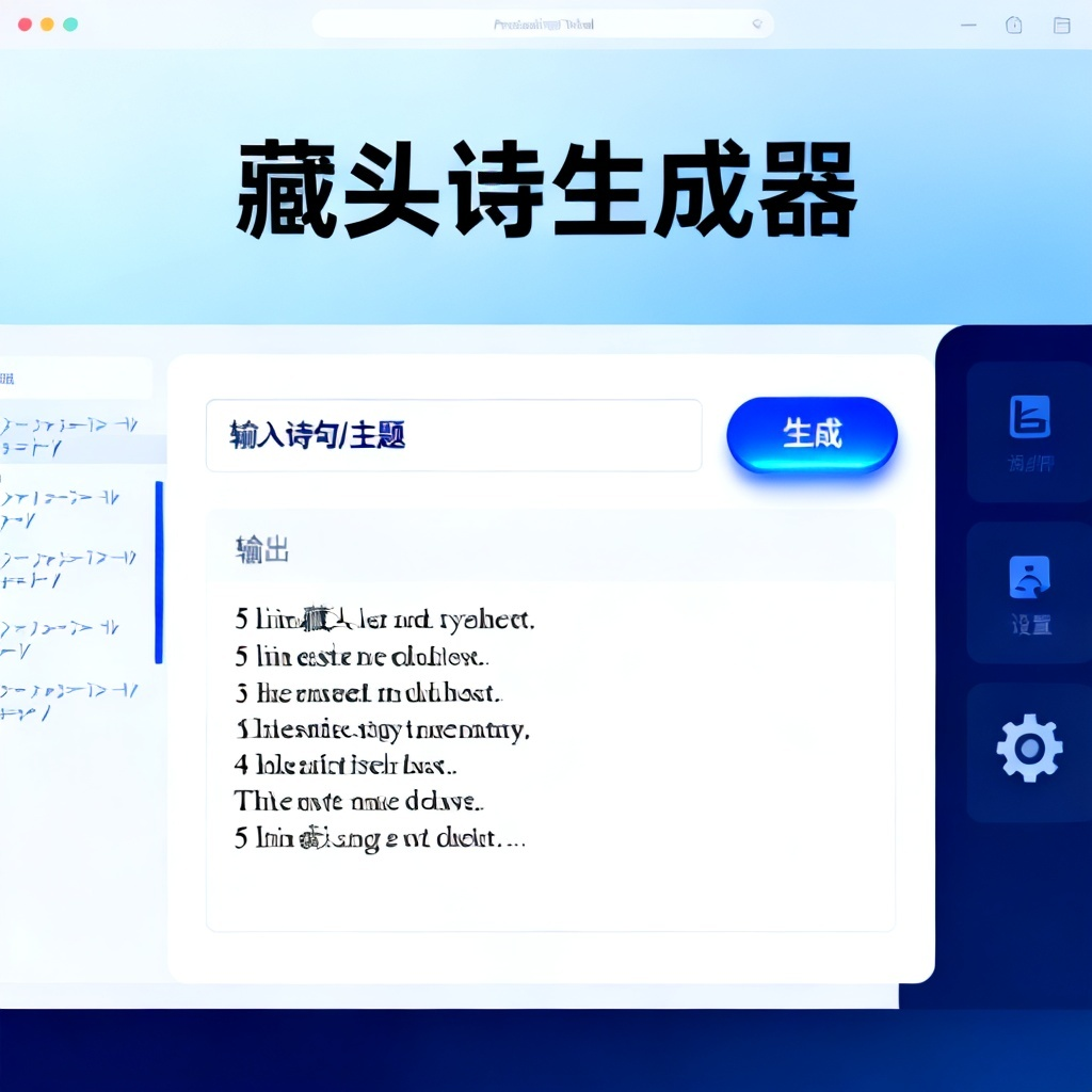 藏头诗生成器?2026最新完整教程与实操指南配图1