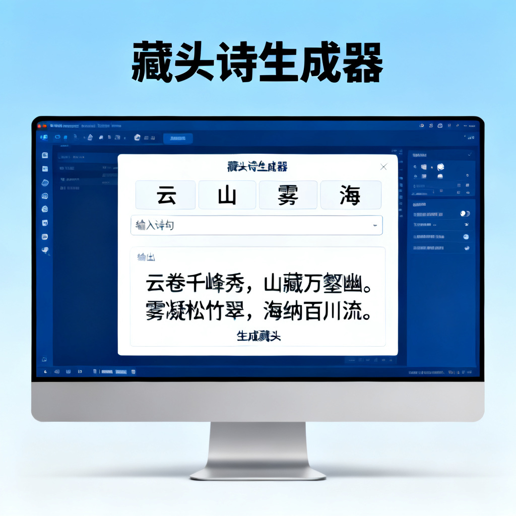 藏头诗生成器?2026最新完整教程与实操指南配图2