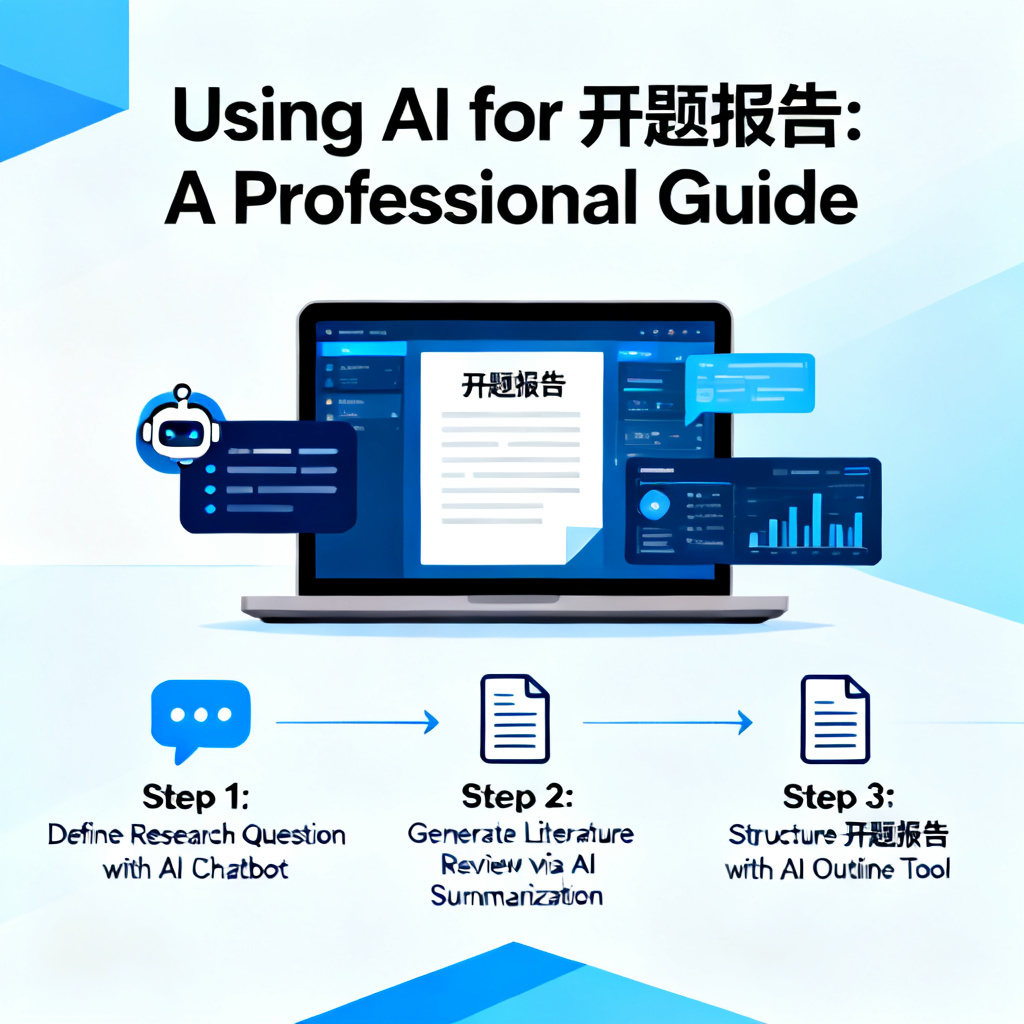 AI做开题报告怎么用?2026最新完整教程与实操指南配图1