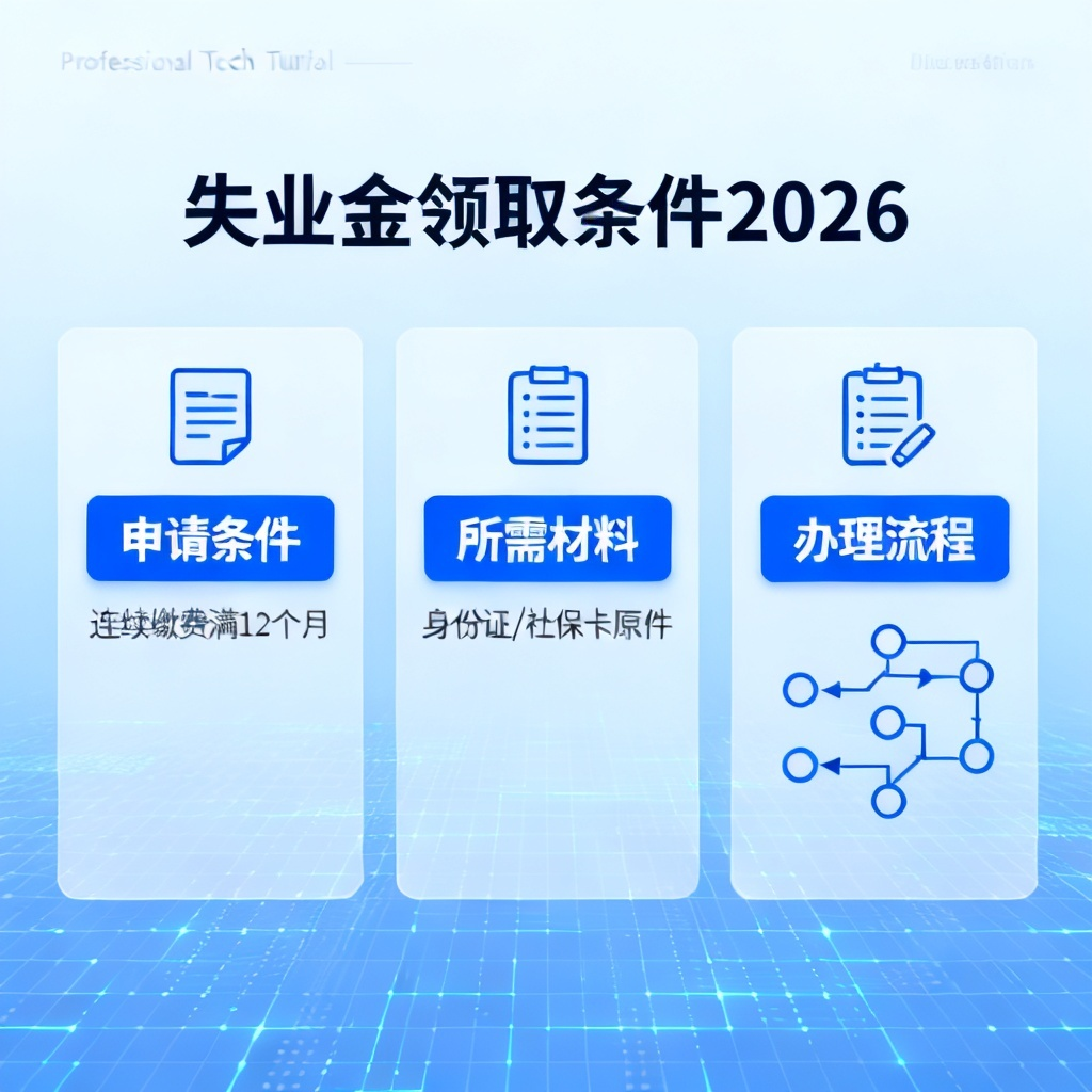 失业金领取条件2026？2026最新完整教程与实操指南配图2