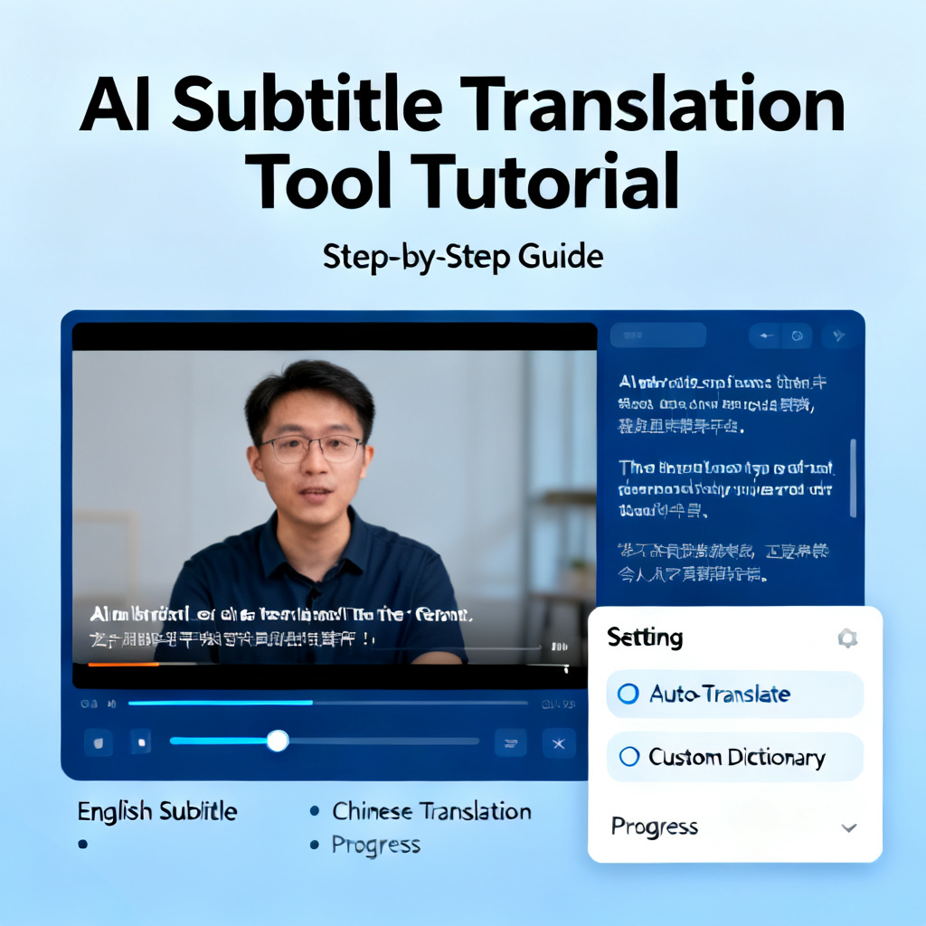 AI字幕翻译工具?2026最新完整教程与实操指南配图1