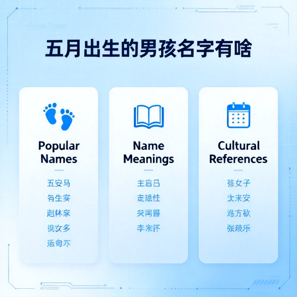 五月出生的男孩名字有啥?2026最新完整教程与实操指南配图2