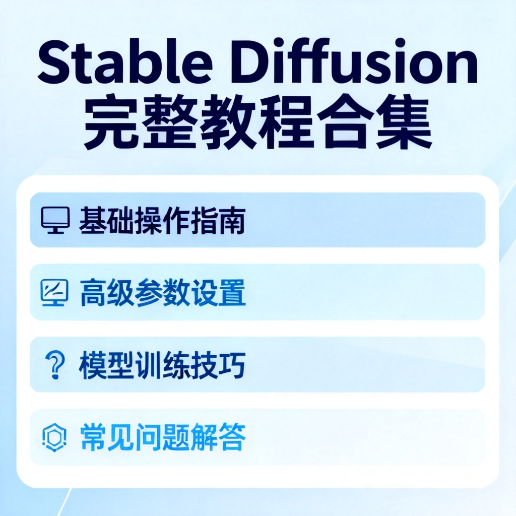 Stable Diffusion完整教程合集?2026最新完整教程与实操指南配图2