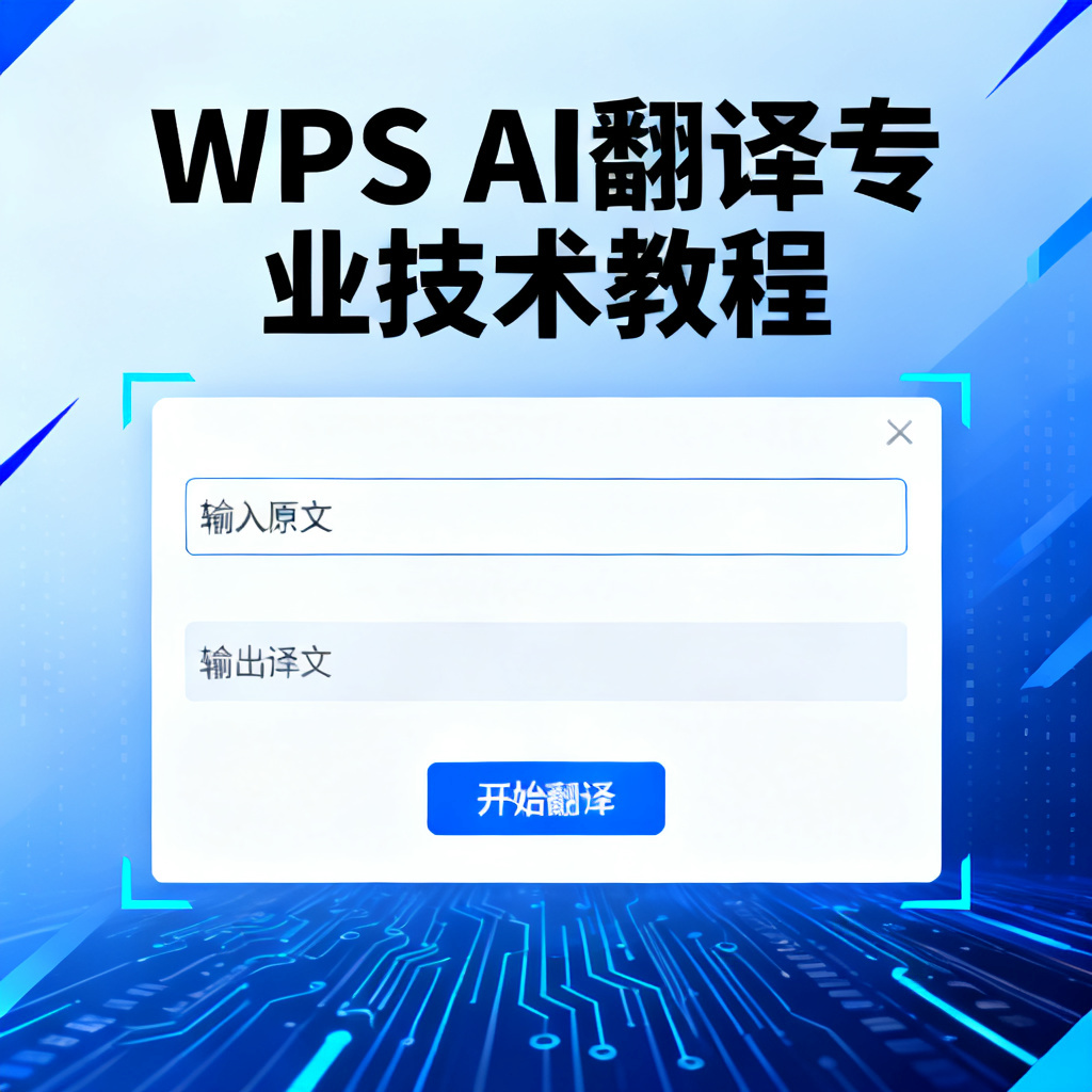 WPS AI翻译?2026最新完整教程与实操指南配图2