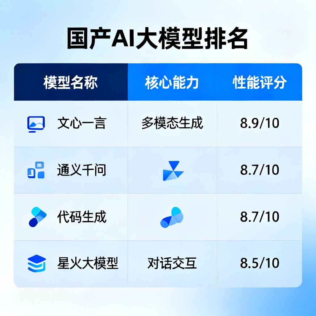 国产AI大模型排名?2026最新完整教程与实操指南配图1