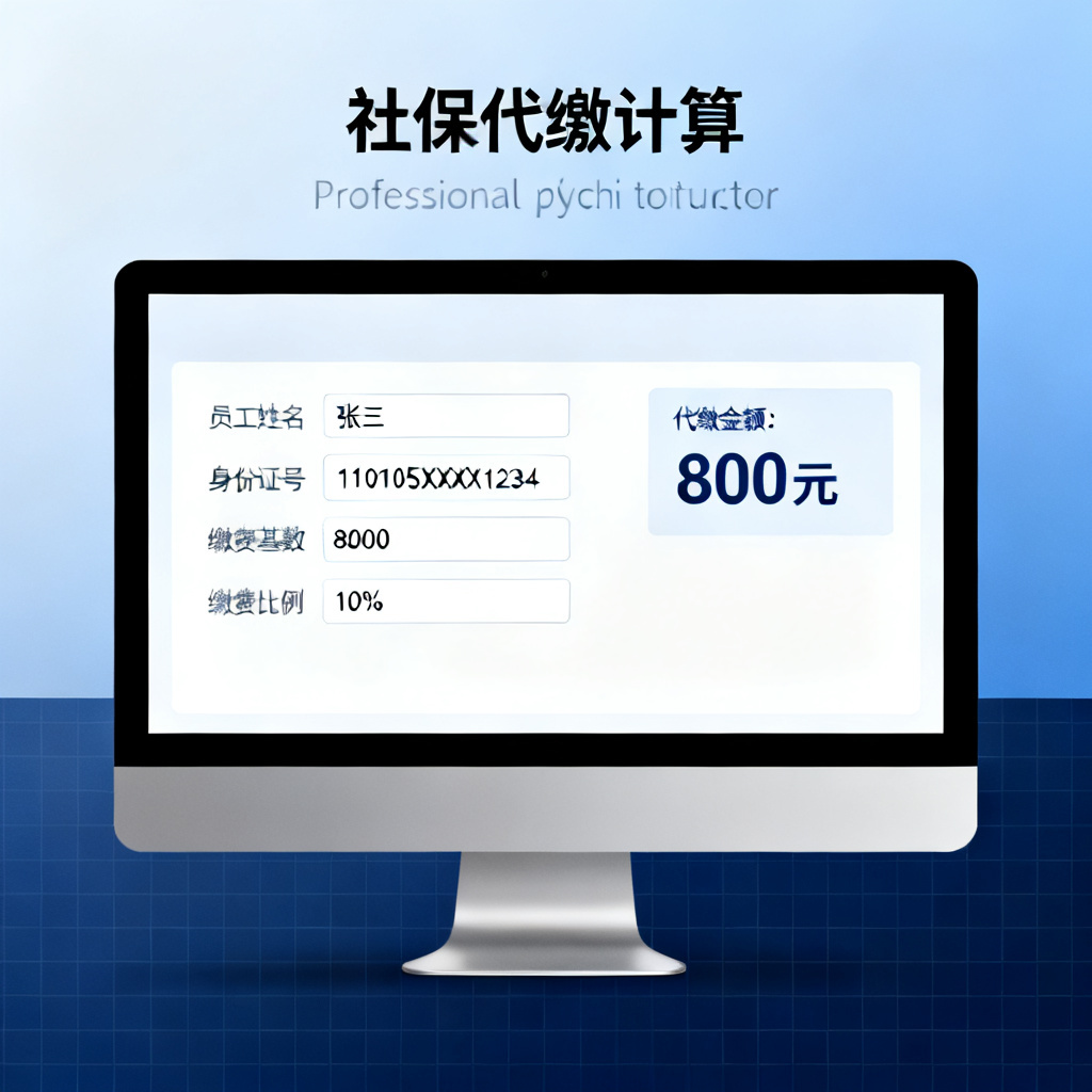 社保代缴计算?2026最新完整教程与实操指南配图1