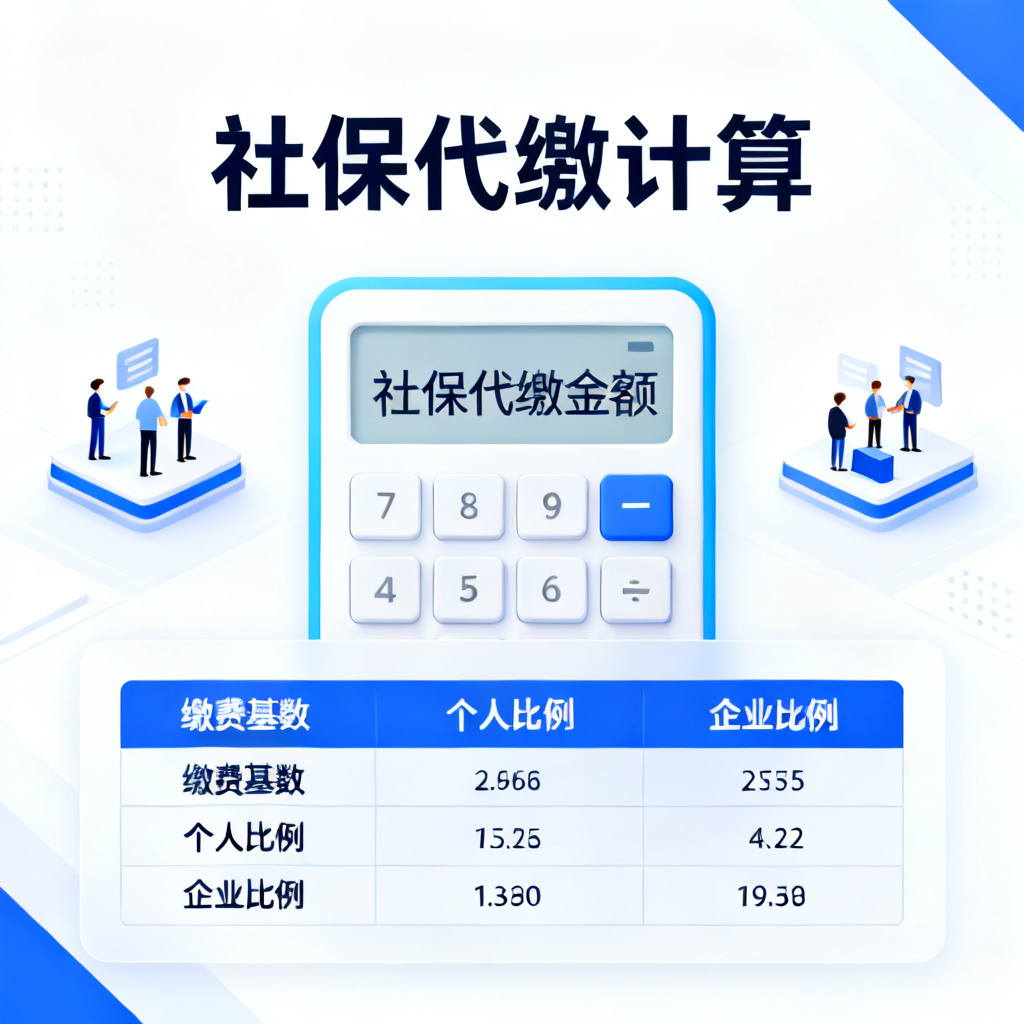 社保代缴计算?2026最新完整教程与实操指南配图2