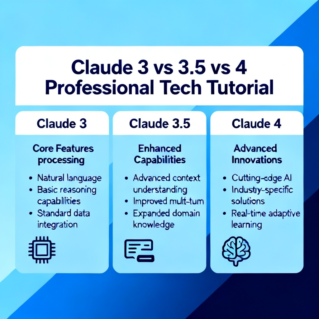 Claude 3 vs 3.5 vs 4?2026最新完整教程与实操指南配图2