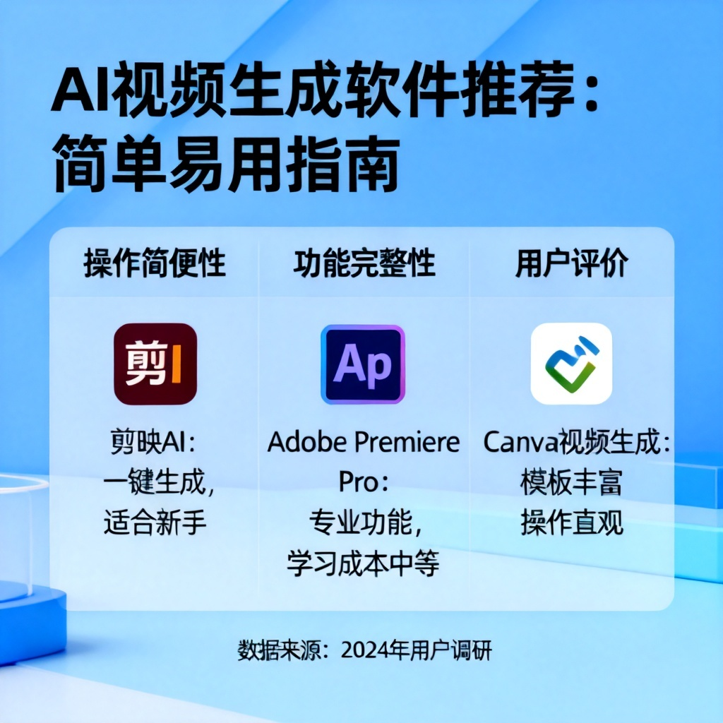 ai视频生成软件哪个好用 简单一点?2026最新完整教程与实操指南配图1