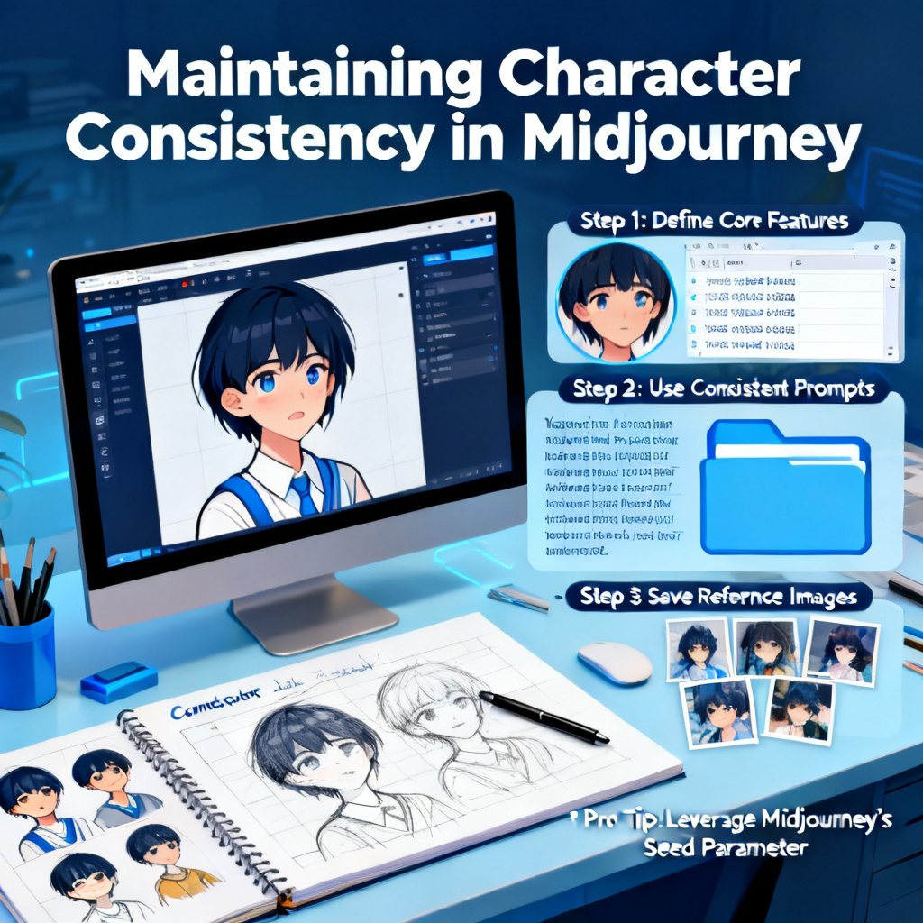 Midjourney怎么保持角色一致?2026最新完整教程与实操指南配图2