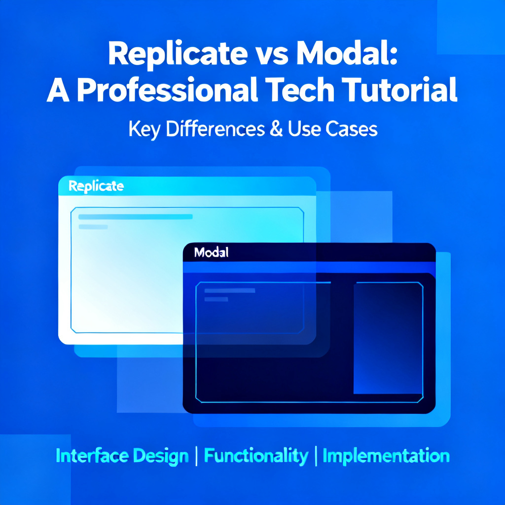 Replicate vs Modal?2026最新完整教程与实操指南配图2