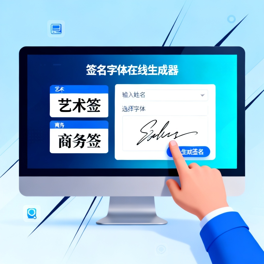 签名字体在线生成器?2026最新完整教程与实操指南配图1