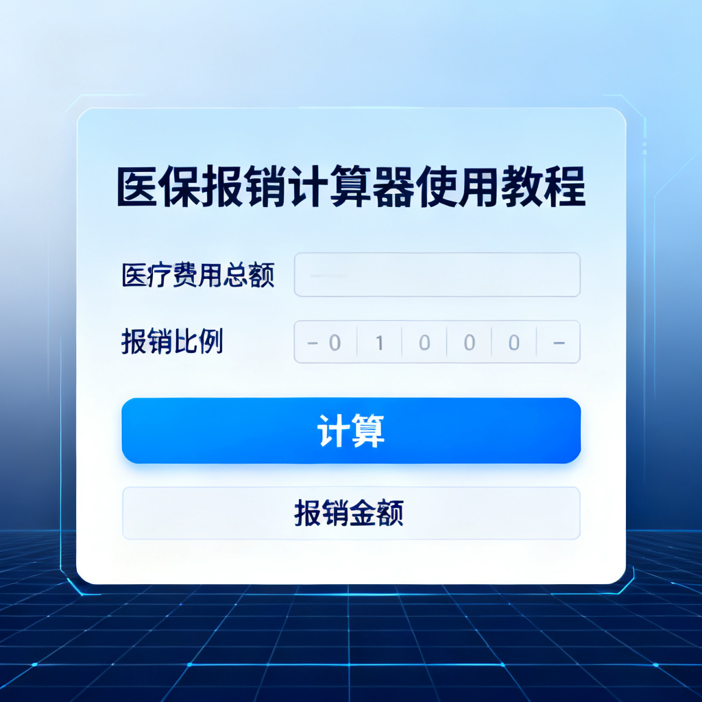 医保报销计算器?2026最新完整教程与实操指南配图1