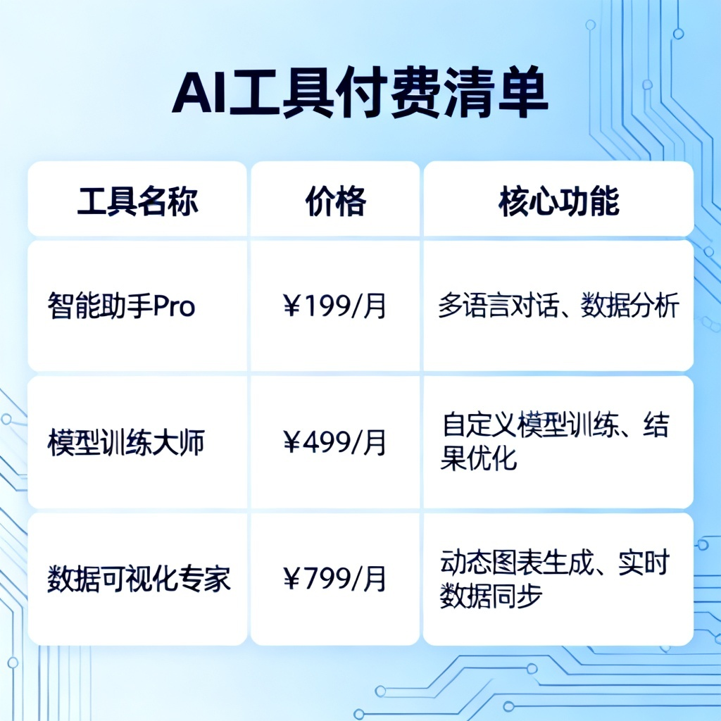 AI工具付费清单?2026最新完整教程与实操指南配图1
