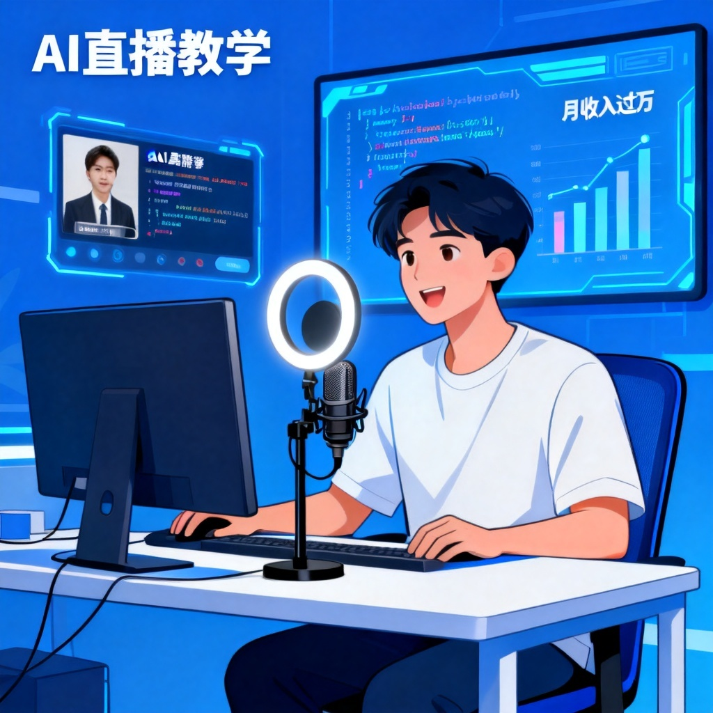 AI做直播月入过万?2026最新完整教程与实操指南配图1
