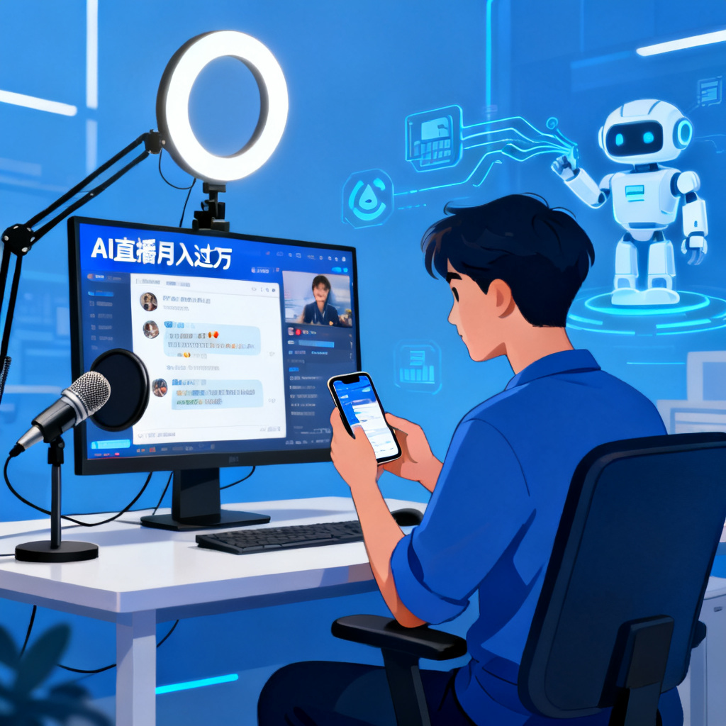 AI做直播月入过万?2026最新完整教程与实操指南配图2