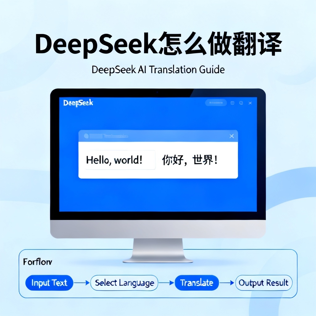 DeepSeek怎么做翻译?2026最新完整教程与实操指南配图1