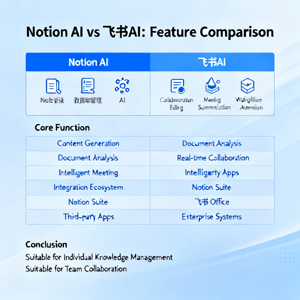 Notion AI vs 飞书AI哪个好?2026最新完整教程与实操指南配图2