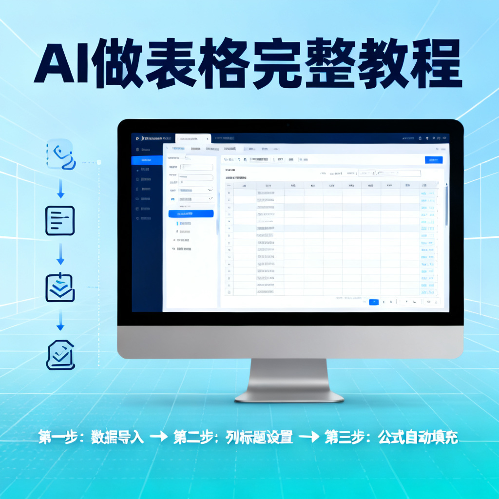 AI做表格完整教程？2026最新完整教程与实操指南配图1