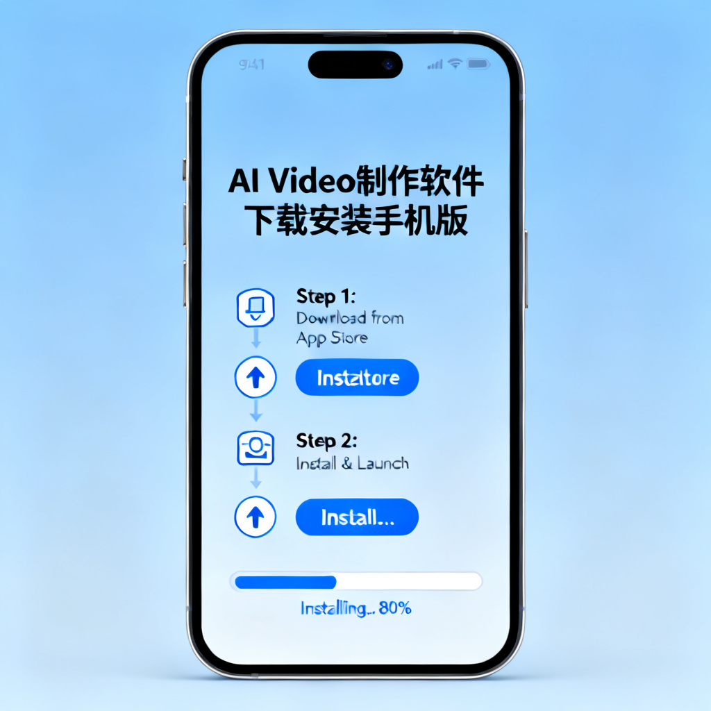 ai视频制作软件下载安装手机版?2026最新完整教程与实操指南配图1