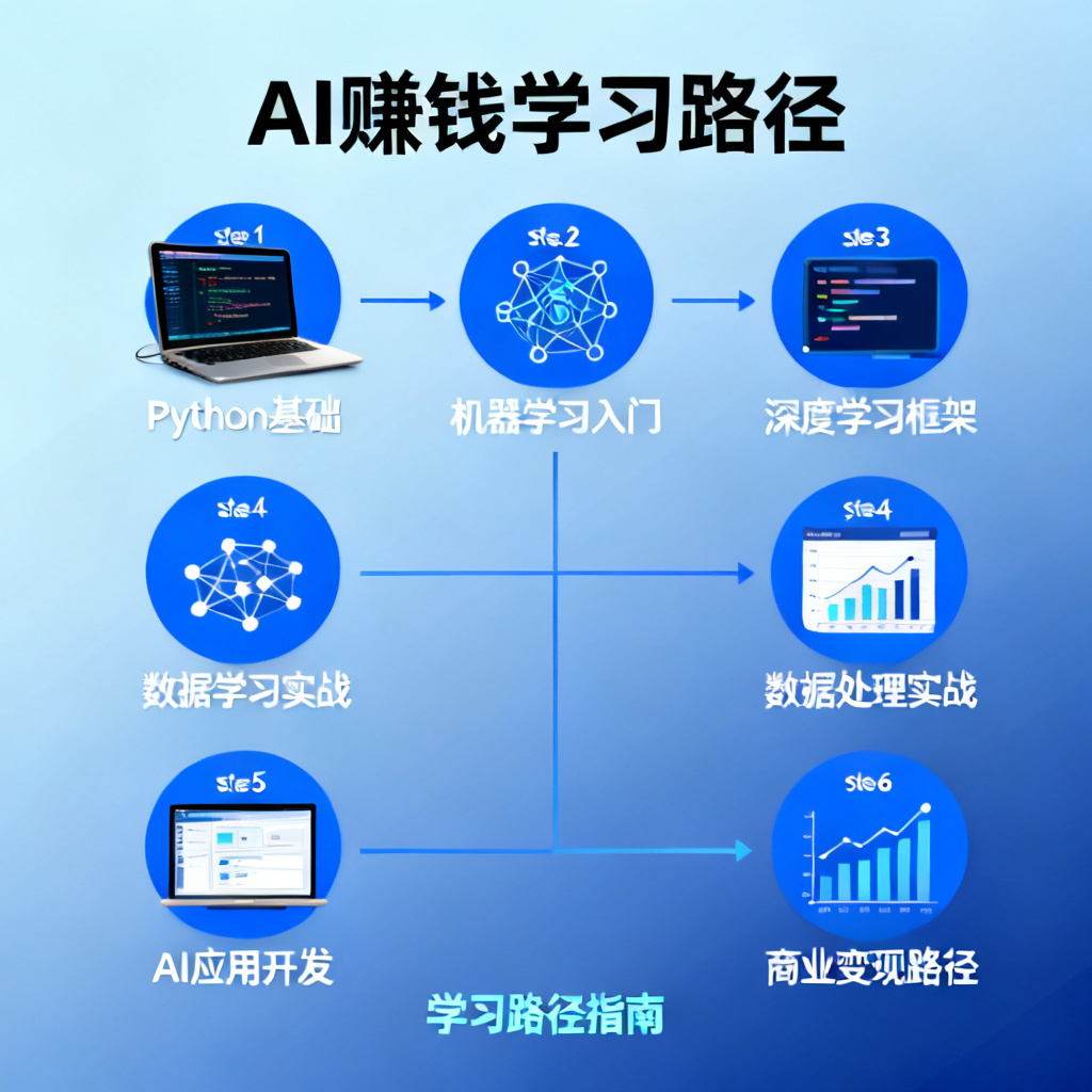 AI赚钱学习路径？2026最新完整教程与实操指南配图1