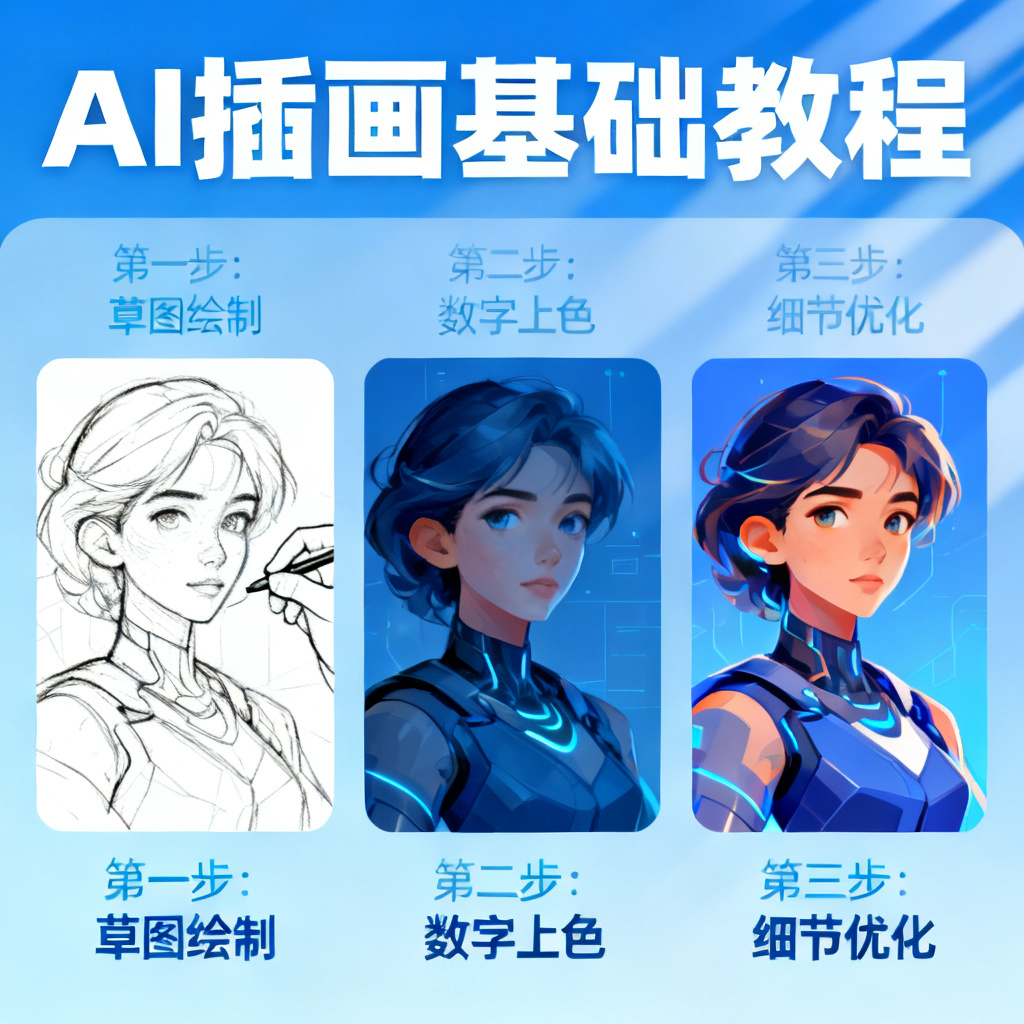 ai插画图片简单又漂亮教程手绘视频？2026最新完整教程与实操指南配图1