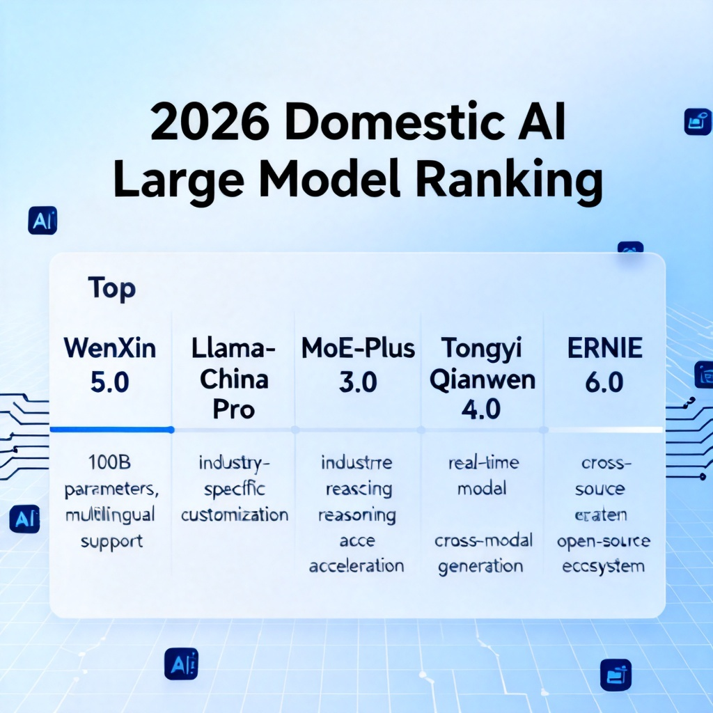 国产AI大模型排名2026?2026最新完整教程与实操指南配图1